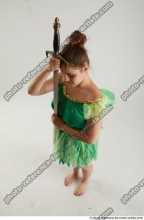 KATERINA STANDING POSE WITH SWORD
